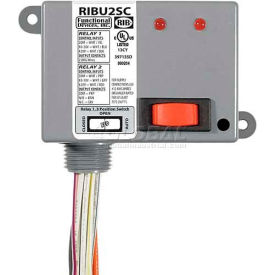 RIB® Enclosed Relays RIBU2SC 10A SPST-NO SPDT 10-30VAC/DC/120VAC Override RIBU2SC