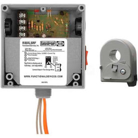RIB® Enclosed Solid-Core AC Sensor W/Relay RIBXLSRF Fixed10A SPST 10-30VAC/DC Override RIBXLSRF