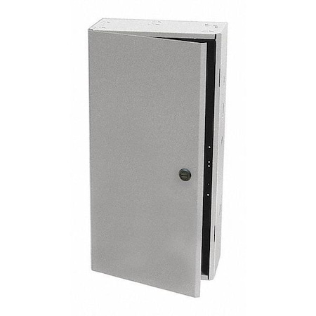 Coin Latch Electrical Enclosures, 24-1/2 in H, 6-1/2 in D, 12-1/2 in W, NEMA 1, Steel MPN:MH3800-L4
