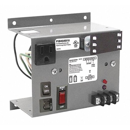 Power Supply, 120 to 24V AC, 10 A MPN:PSB40AB10