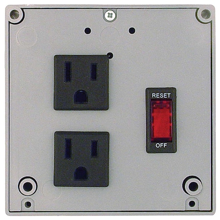 Nonfusible, Safety Switch, General Duty, 120 V, 2PST, Indoor, Plastic MPN:PSPT2RB4