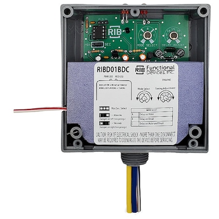 Time Dly Rly, 20A, SPDT, 120VAC, Dry Contact MPN:RIBD01BDC