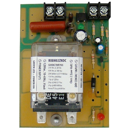 Track Mount Relay, 30A, DPDT, 120VAC MPN:RIBM02ZNDC