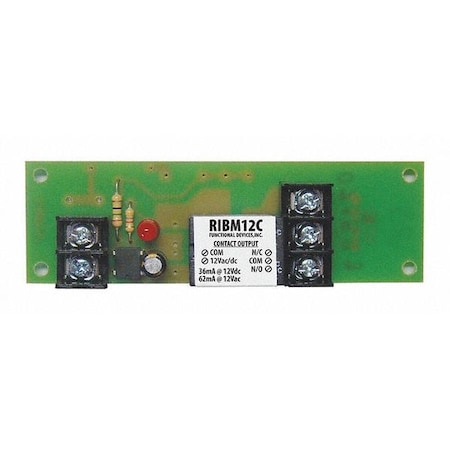 Track Mount Relay, 15A, SPDT MPN:RIBM12C