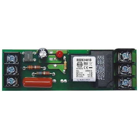 Track Mnt Relay, 20A, SPDT, 24VAC/DC, 120VAC MPN:RIBM2401B