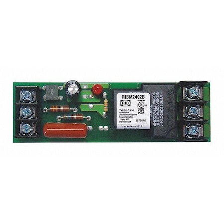 Track Mount Relay, 20A, SPDT, Coil Volts: 24VAC/DC MPN:RIBM2402B