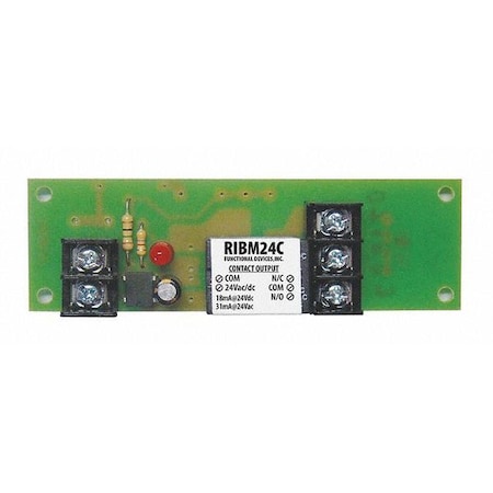 Track Mount Relay, 15A, SPDT MPN:RIBM24C