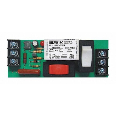Track Mount Relay, 15A, SPDT/Override MPN:RIBMH1SC