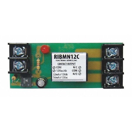 Track Mount Relay, 15A, SPDT MPN:RIBMN12C
