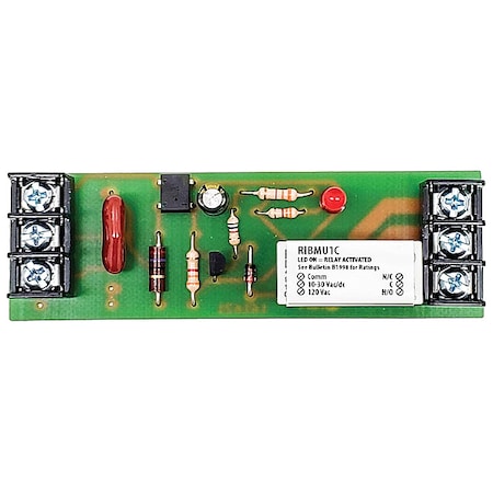 Track Mount Relay, 15A, SPST, 12VAC/DC MPN:RIBMU1C