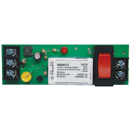 Track Mount Relay, 15A, SPST-N/O MPN:RIBMU1S