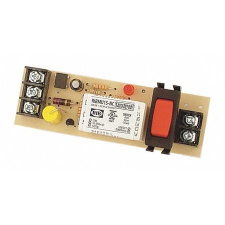 Track Mount Relay, 15A, SPST-N/C MPN:RIBMU1S-NC
