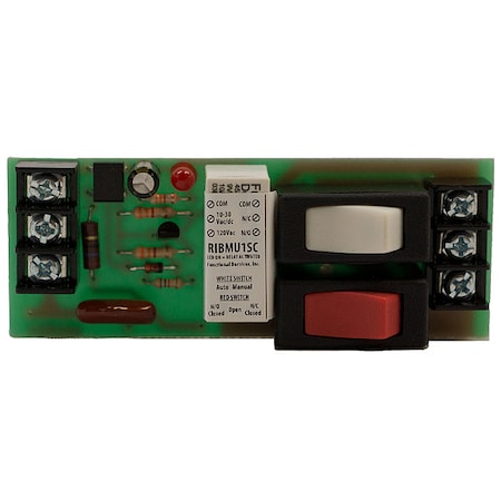 Track Mount Relay, 15A, SPDT, 12VAC/DC MPN:RIBMU1SC