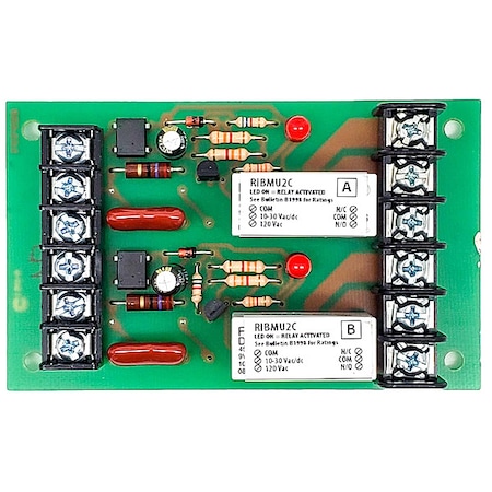 Track Mount Relays, 15A, 2 SPDT MPN:RIBMU2C