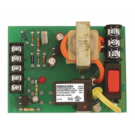 Track Mount Relay/Current Transducer, 20A MPN:RIBMX24SBV