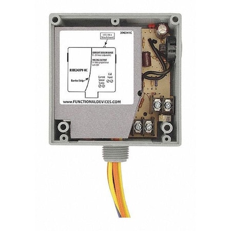 Enclosed SPST-N/C Relay/Analog, 20A MPN:RIBX243PV-NC
