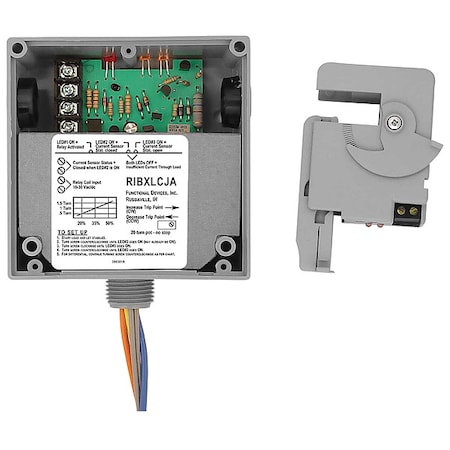 Enclosed Relay/Remte Split Core, Adj., 10A MPN:RIBXLCJA
