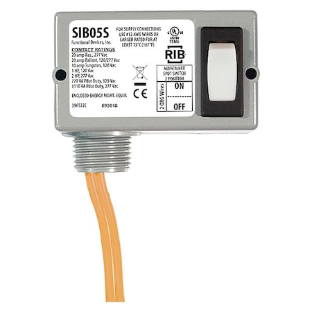 PrewireRockSwtch, NoLens/Lamp, Wht, On/Off MPN:SIB05S