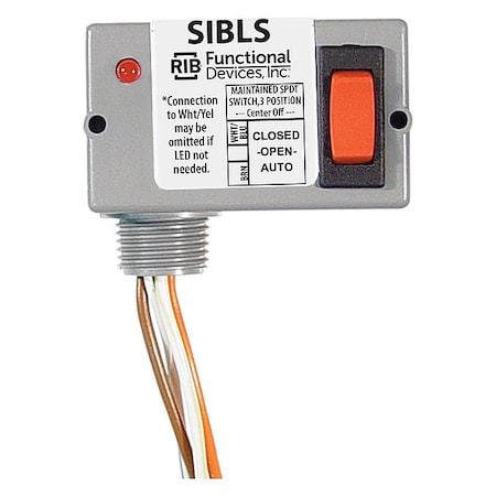 Prewired Rocker Switch LED, SPDT, 5A at 30VDC MPN:SIBLS
