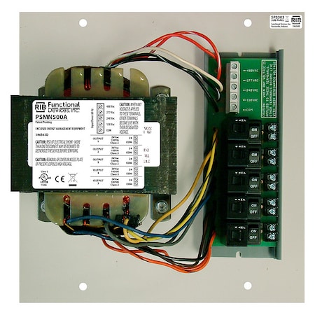 Class 2 Transformer, 100 VA, NEMA 1, 24V AC, 120/240/277/480V AC MPN:PSMN500A
