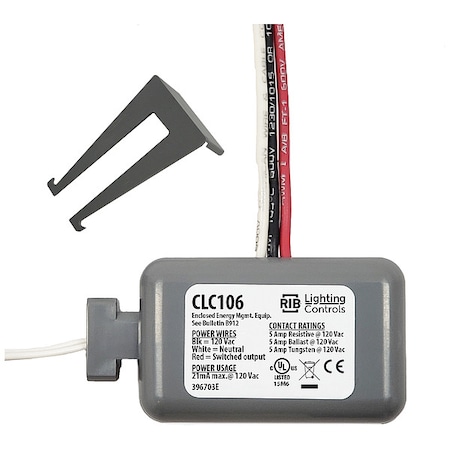 Closet Light Controller, Door, Gray, 120VAC MPN:CLC106