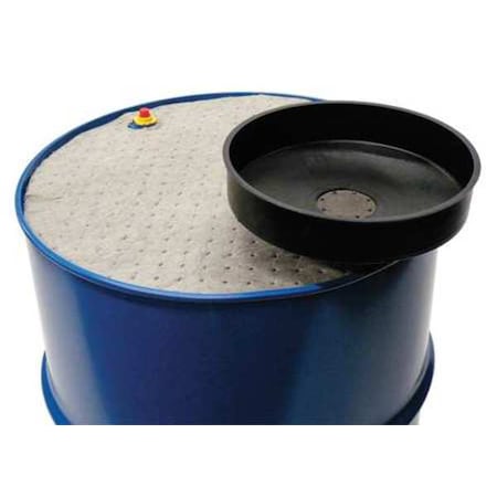 DrumFunnel, 4.375inH, Black, Polypropylene MPN:32900
