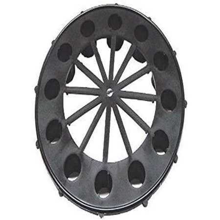 R.V. Locking Bumper Plug, 4 in, White Ru MPN:32920