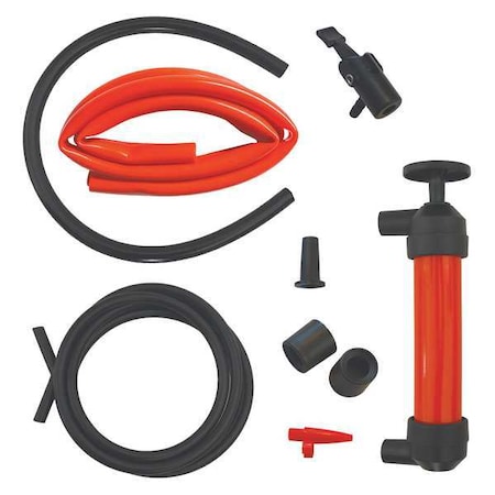 Pump, PVC, Red, Flow Capacity 0.1L MPN:32467