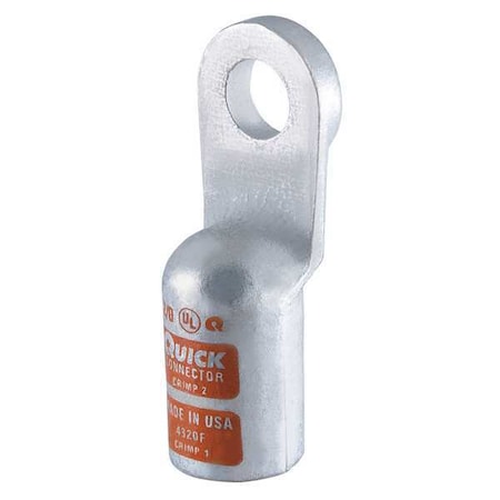 Mechanical Lug, 2/0 AWG Max, 3/8 in Stud, Copper MPN:4820F