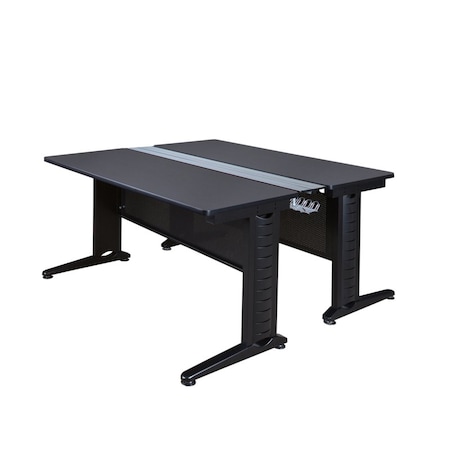 Fusion Benching Systems, 58 D X 29 H, 66 W X Wood, Metal, Grey MPN:MFB6658GY