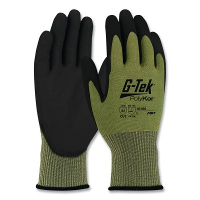 Smls Kn Polykor Blend w/Poly Coated Palm/Finger MPN:16-665/M