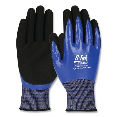 16-939/M G-Tek Polykor X8NITRILE Coat Ts Bl/Blk MPN:16-939/M