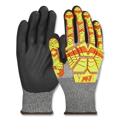 Seamless Glove W Hi-Visfoam Grip On Palm & Fing MPN:16-MP230HV/XL