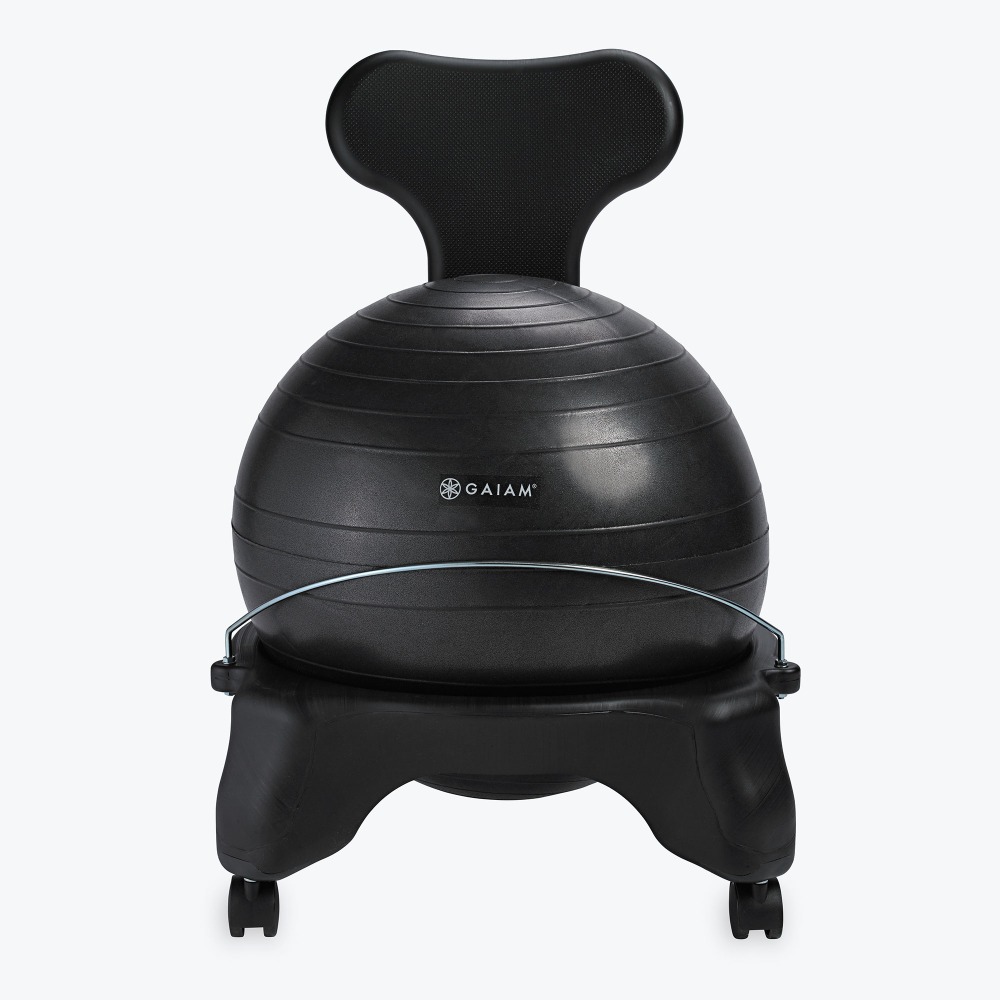 Gaiam Classic Balance Ball Chair, Gray MPN:05-62215