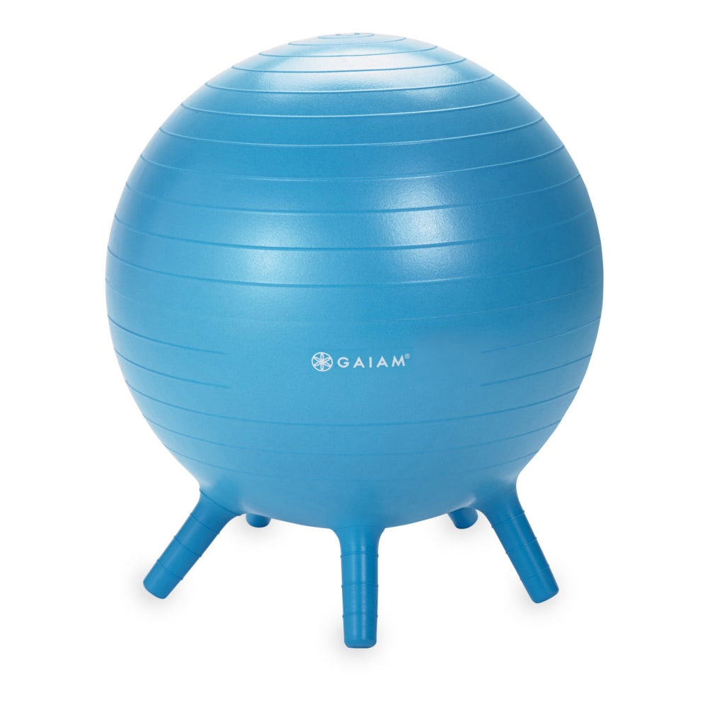 Gaiam Kids Stay-N-Play Inflatable Ball Chair, Blue MPN:05-62122