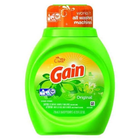 High Efficiency Laundry Detergent, 25 oz Bottle, Liquid, Original, 6 PK MPN:12783