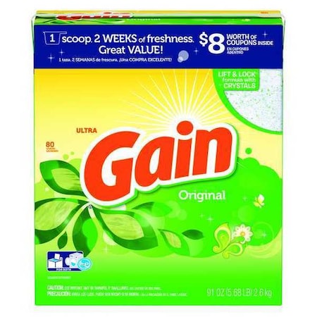 High Efficiency Laundry Detergent, 91 oz Box, Powder, Original, 3 PK MPN:84910