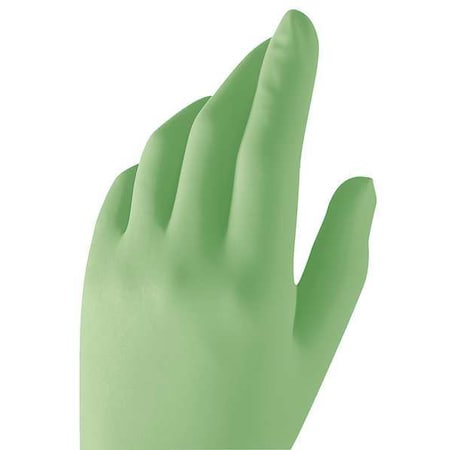 Disposable Gloves, 9.4 mil Palm, Polyisoprene, Powder-Free, XS ( 6 1/2), 1 PR, Green MPN:100717