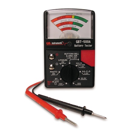 Analog Battery Tester, 1.5V to 22.5V MPN:GBT-500A