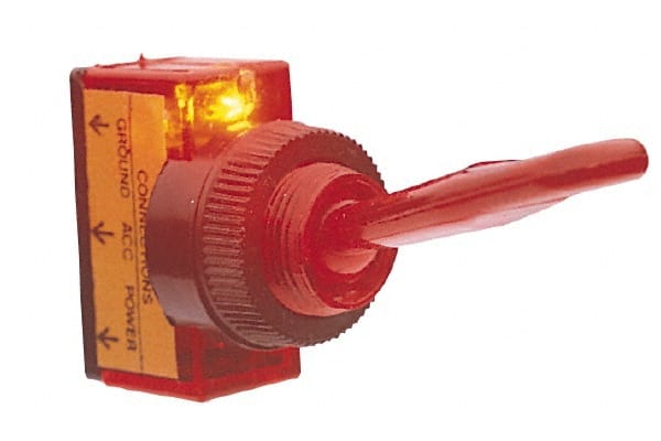 Automotive Switches, Switch Type: Glow Toggle Switch , Sequence: On-Off , Amperage: 20 A , Voltage: 12 V  MPN:40220