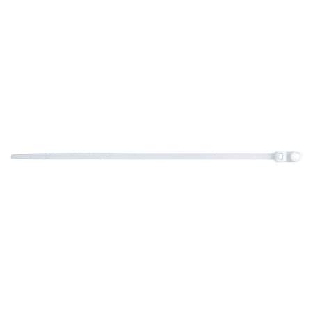 Cable Tie, 8 in L, Natural, Nylon 6/6, 50 lb Strength, 20 PK MPN:45-308MT