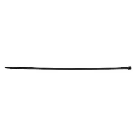 Cable Tie, 11 in L, 3 in Max Bundle Dia., Black, Nylon 6/6, 50 lb Strength, 20 PK MPN:45-311UVBFZ