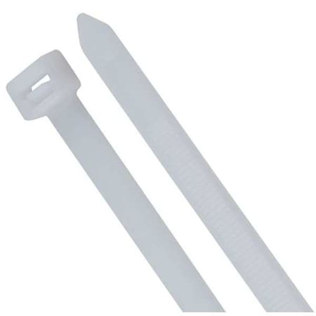 Cable Tie, 18 in L, 4.90 in Max Bundle Dia., Natural, Nylon 6/6, 175 lb Strength, 10 PK MPN:45-518N
