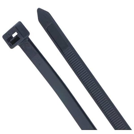 Cable Tie, 24 in L, 7 in Max Bundle Dia., Black, Nylon 6/6, 175 lb Strength, 10 PK MPN:45-524UVB