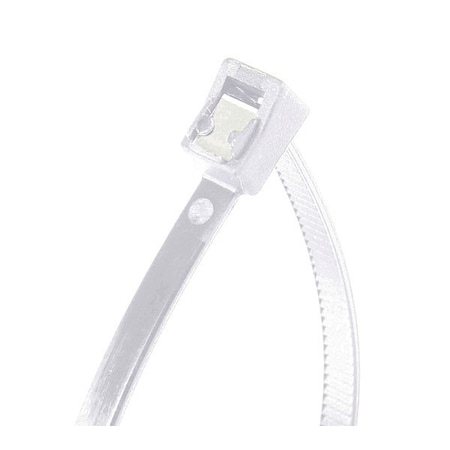 Cable Tie, 8 in L, 2 in Max Bundle Dia., Natural, Nylon 6/6, 50 lb Strength, 50 PK MPN:46-308SC
