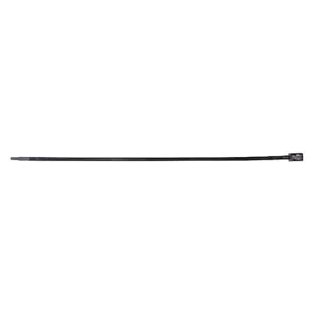 Cable Tie, 11 in L, 2 in Max Bundle Dia., Black, Nylon 6/6, 50 lb Strength, 50 PK MPN:46-311UVBSC