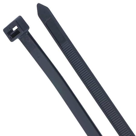 Cable Tie, 18 in L, 4.90 in Max Bundle Dia., Black, Nylon 6/6, 175 lb Strength, 50 PK MPN:46-418UVB