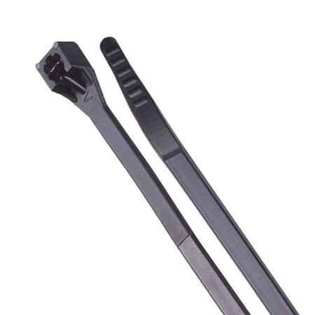 Cable Tie, 21 in L, 6 in Max Bundle Dia., Black, Plastic, 175 lb Strength, 3 PK MPN:47-121UVB