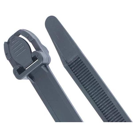 Cable Tie, 28 in L, Black, Plastic, 175 lb Strength, 3 PK MPN:47-127UVB