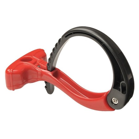 Cable Wraptor, 2-3/4 in L, 3 in Max Bundle Dia., Black, Red, Stainless Steel, 100 lb Strength MPN:CWT3RR25